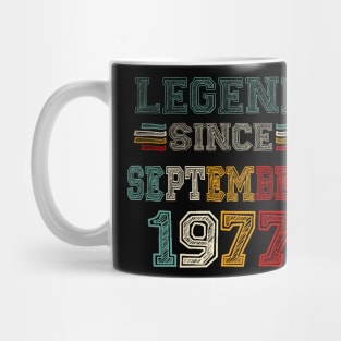 46 Years Old Legend Since September 1977 46th Birthday Mug